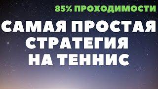 Самая простая стратегия на теннис в лайве