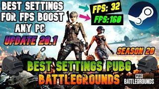 PUBG fps boost PUBG: SEASON 20 UPDATE! (20.1) - Increase FPS - FOR ANY PC - *NEW UPDATE*