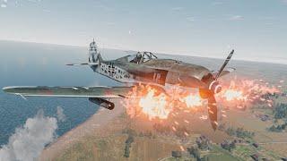 Fw 190 A-8 | Invasion of Normandy | Enlisted plane gameplay [1440p 60fps] No Commentary