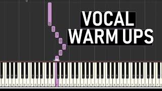  VOCAL WARM UPS #7  (TENOR RANGE C3 - C5)  (2 OCTAVES) MAJOR SCALES - By Soulphonic 