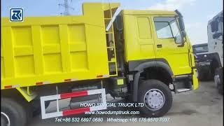 used truck used SINOTRUK HOWO 6X4 option 3 refurbish dump truck for sale