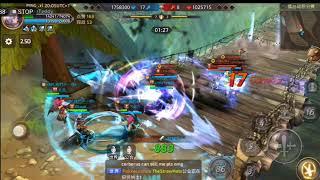 [Dragon Nest Mobile SEA] 6v6 Guild Fight/War Game play 1st Match Priest - Fight/War