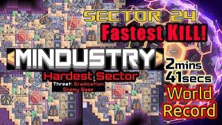 【Mindustry】Sector 24 Captured in 2min 41s, Fastest Ever!!!