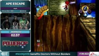 Ape Escape by Hornlitz in 0:49:11 - SGDQ2016 - Part 36