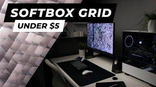 DIY Soft Box Grid Under $5