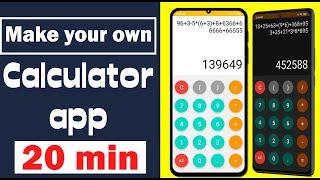 How to make a Calculator in Android Studio | 2024