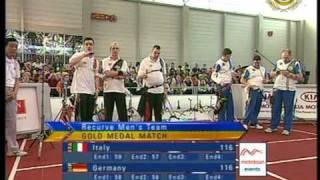 Italy v Germany – recurve men's team gold | Izmir 2007 World Archery Indoor Championships