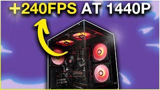 Best 240+ FPS 1440p Gaming PC Build in 2024 [ Fortnite, Valorant & More]