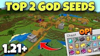 TOP 2 GOD SEEDS For Minecraft 1.21 Bedrock & Pocket Edition | Seed Minecraft 1.21