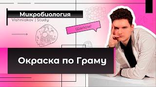 Микробиология | ОКРАСКА ПО ГРАМУ