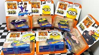 Hot Wheels Despicable Me 3 Minions Character Cars!