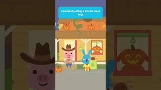 Trick or Treat Read Aloud  | Sago Mini World Halloween Read Along #Shorts