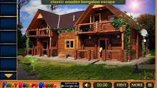 Classic Wooden Bungalow Escape FEG walkthrough FULL.