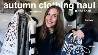 back to uni autumn clothing haul! ft. the oodie, adidas, asos, h&m, primark, etc...