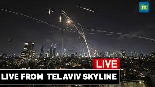 LIVE: Tel Aviv & Jerusalem Skyline View After Iran's Retaliatory Missiles Attack on Israel | N18G