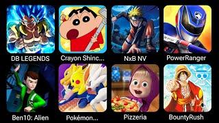 One Piece, Crayon Shinchan, Pokemon Unite, Dragon Ball Legends Speedrun Gameplay