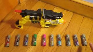 Using All 10 Rangers' Dino Chargers in the Deluxe Dino Charge Morpher