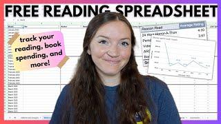 How I track my reading, book spending + more (free reading tracker spreadsheet)