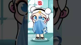 Cinderella in Avatar World #shorts #trending #avatarworld #pazu