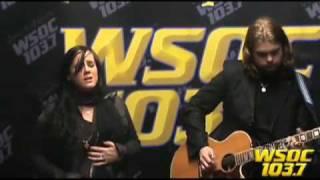 103.7 WSOC's Studio Performance: Caitlin & Will singing "No Address in Stars"