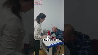 Dərzilik kursu dərs prosesi. Bilgi Peşə Tədris Mərkəzi