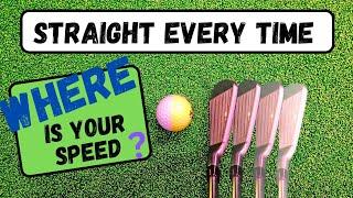 How To Hit Straight Iron Shots Consistently - Simple Golf Swing Drill