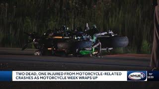 2 dead, 1 injured from motorcycle-related crashes at Motorcycle Week wraps up