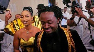 DIANA BAHATI AND BAHATI MAKE A GRAND ENTRANCE AT THEIR  WEDDING