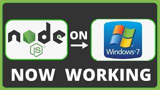 How to install Node Js on Windows 7 | Node.js Installation