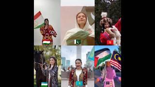 Flag Trend Video #tajikistan #pakistan #kyrgyzstan #kazakhstan #malaysia #uzbekistan #shorts #short