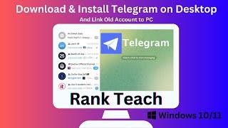 How to Download and Install Telegram on Laptop | Desktop Windows 10, 11 | Telegram Computer