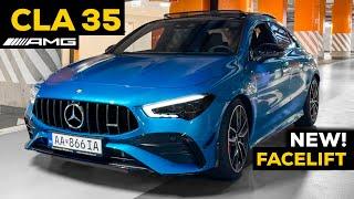 2024 MERCEDES CLA 35 AMG Coupe NEW FACELIFT The BEST ENTRY AMG! FULL POV Test Night Drive Review