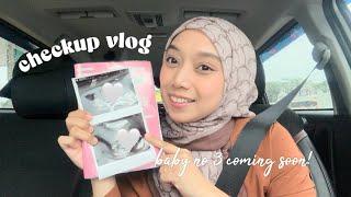 checkup vlog | baby no 3 coming soon | alhamdulillah