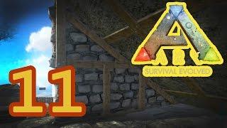 ARK: Survival Evolved #11. Наклонные крыши и не только!