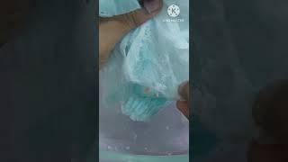 DIY Instant Magic Snow using Pampers diaper #shorts #snow
