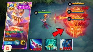 CLINT NEW SEASON ONE SHOT BUILD!! ( CLINT FREE MYTHIC SKIN IS HERE!! ) - MOBILE LEGENDS