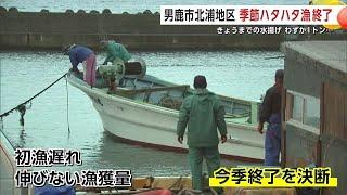 男鹿市北浦地区で季節ハタハタ漁“終了”　今季水揚げ約1トン…例年の1日分にとどまり肩落とす漁師　秋田 (24/12/26 20:30)