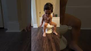Gassy Baby | Potty Training 101 The Baby Toilet