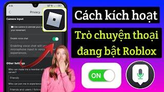 Cách bật Trò chuyện thoại Roblox (Không cần xác minh 2024)।  Bật trò chuyện thoại trong Roblox