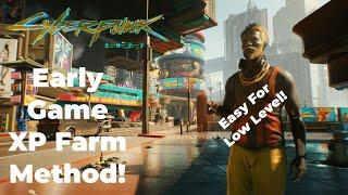 Cyberpunk 2077 Low Level XP Farm! This Is Way Too Easy!