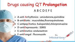 Drugs causing QT Prolongation #qt #drug #medicine