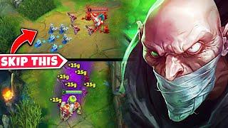 Why SKIPPING the first wave on Singed is actually big brain... (PROXY SINGED STRATEGY)