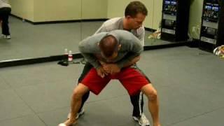 Krav Maga defense for bear hug from behind arms free