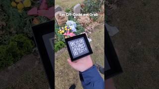 memorio QR-Code am Grab