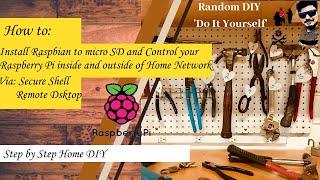 Raspberry Pi Installation, Headless WiFi Connection and accessing Raspberry  through Internet