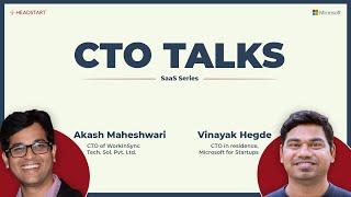 CTO Talks | SaaS Series | Headstart in Association with Microsoft