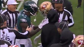 AJ Brown & Jimmie Ward HEATED Pregame Moment Befoe NFC Championship 