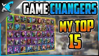 MY TOP 15 "Game Changers" after 18 Months "Free To Play" | RAID: Shadow Legends