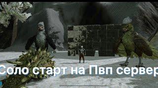 Соло старт на ПВП сервере | ARK Mobile