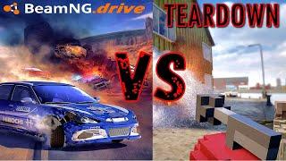 В Какой Игре Повреждения Лучше? - BeamNG.drive ПРОТИВ TearDown